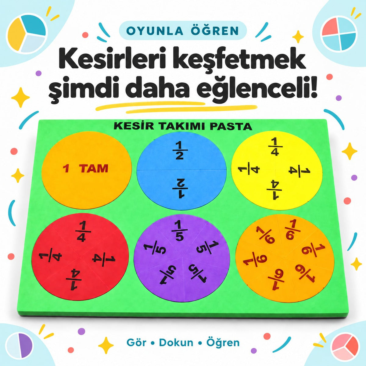 Kesir Takımı Pasta