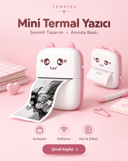 Tenkies Mini Termal Yazıcı