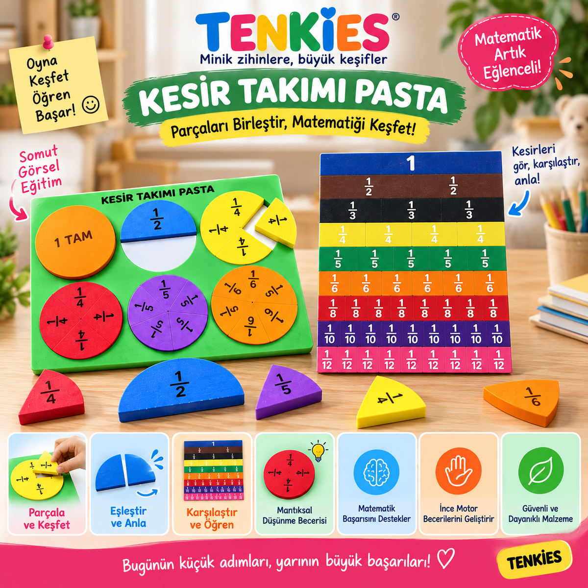 Kesir Takımı Pasta