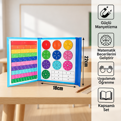 Montessori Manyetik Kesir Öğrenme Seti