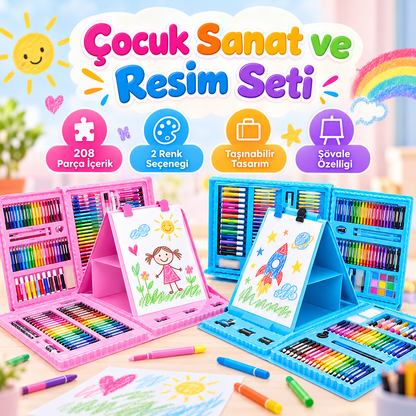 TENKİES Çocuk Sanat Ve Resim Seti