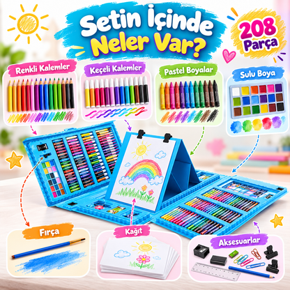 TENKİES Çocuk Sanat Ve Resim Seti