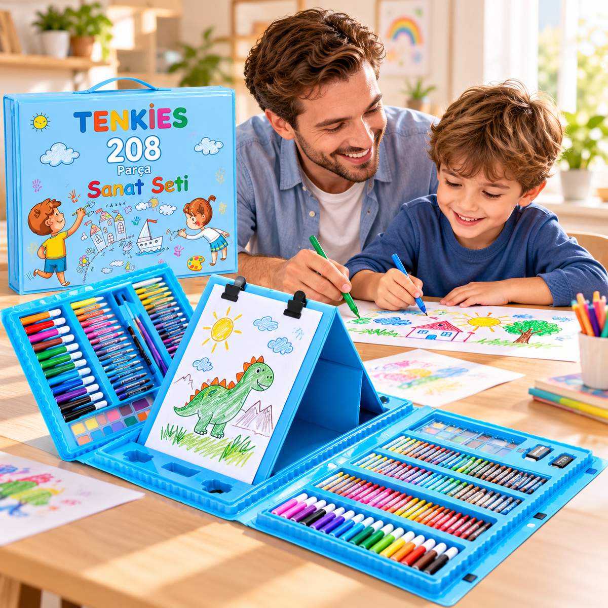 TENKİES Çocuk Sanat Ve Resim Seti