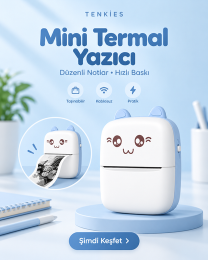 Tenkies Mini Termal Yazıcı