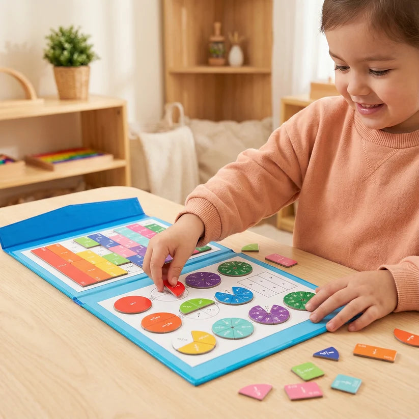 Montessori Manyetik Kesir Öğrenme Seti